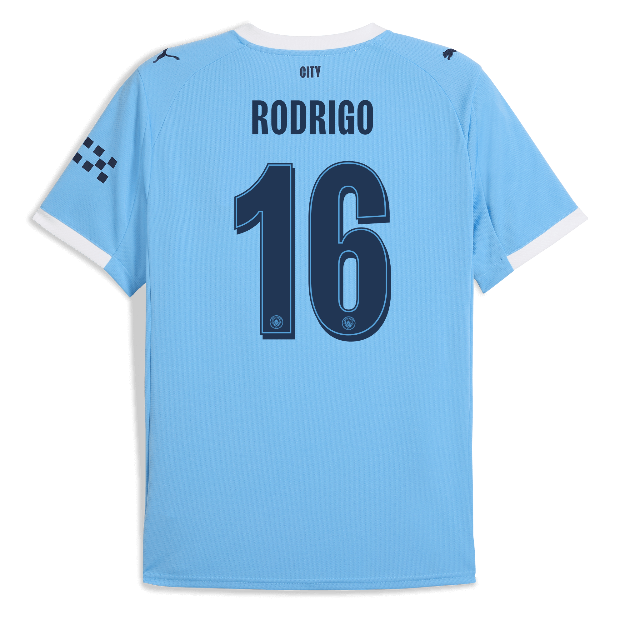 manchester city man city home jersey 202526 with rodrigo 16 printing Manchester City Shirts | Official Team Gear