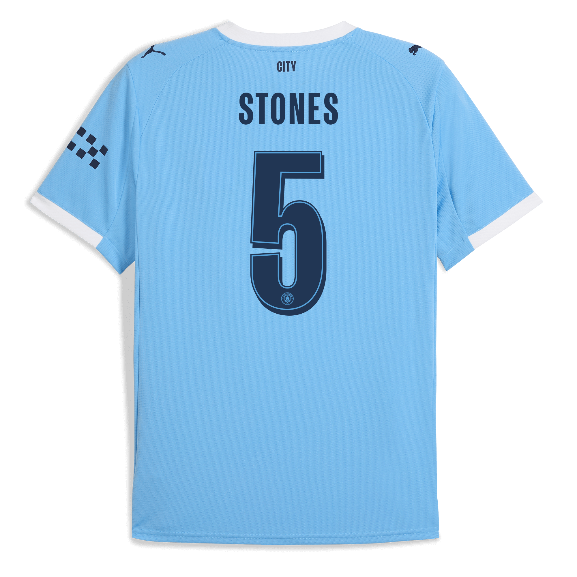 manchester city man city home jersey 202526 with stones 5 printing Manchester City Shirts | Official Team Gear