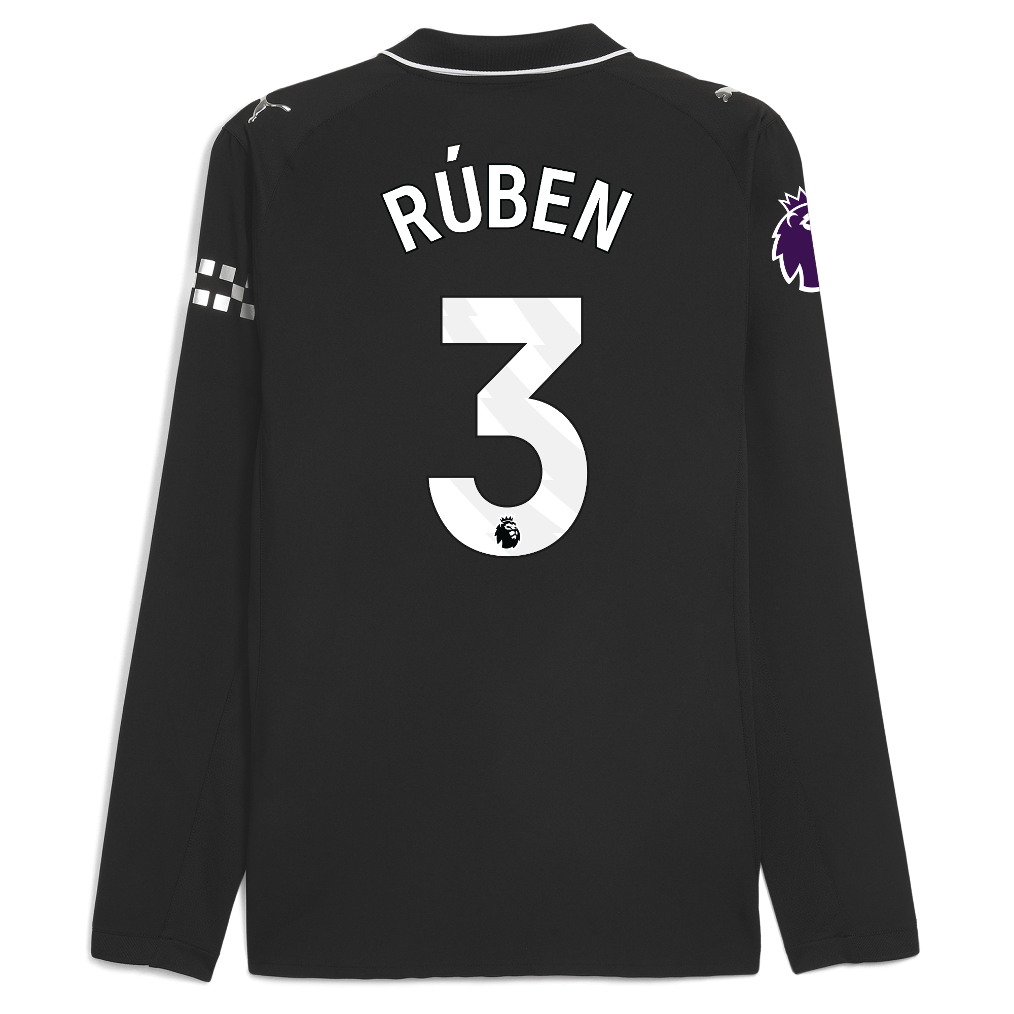 manchester city premier league away authentic jersey 202526 long sleeve with rÚben 3 printing Manchester City Shirts | Official Team Gear