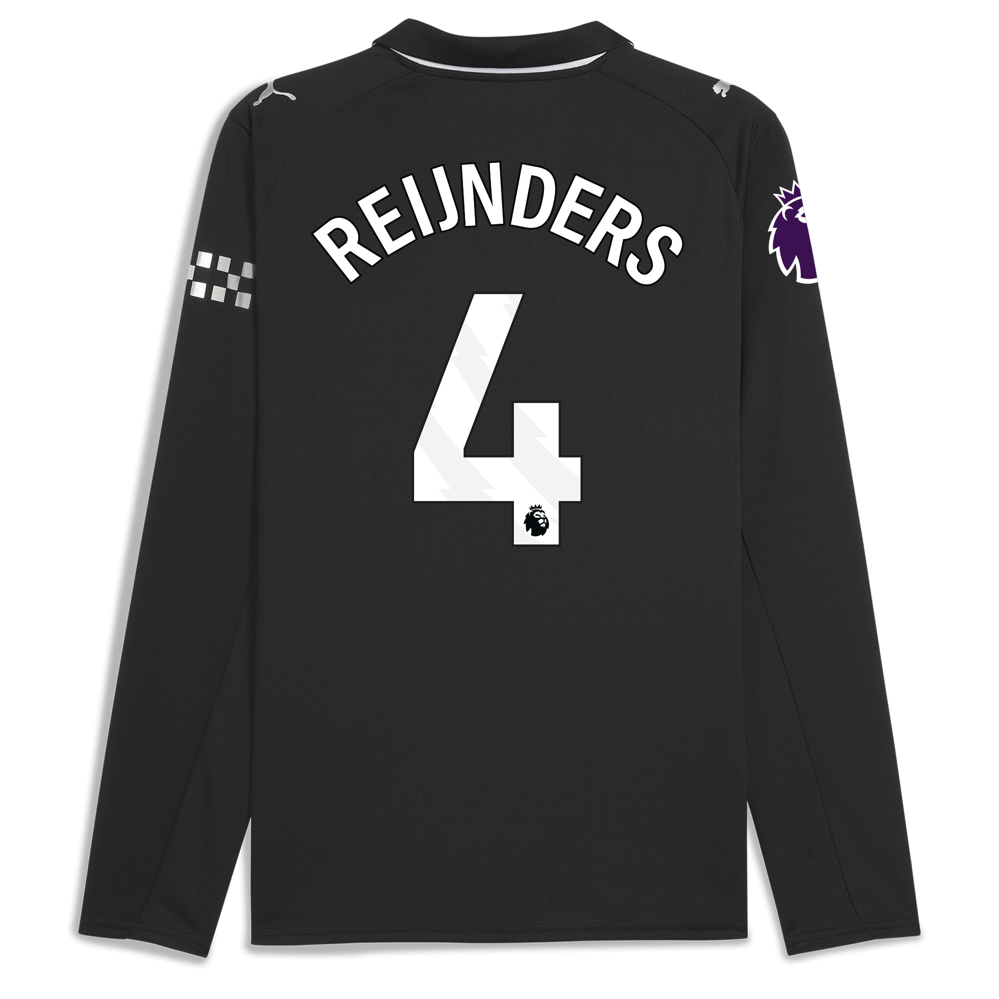 manchester city premier league away jersey 202526 long sleeve with reijnders 4 printing Manchester City Shirts | Official Team Gear