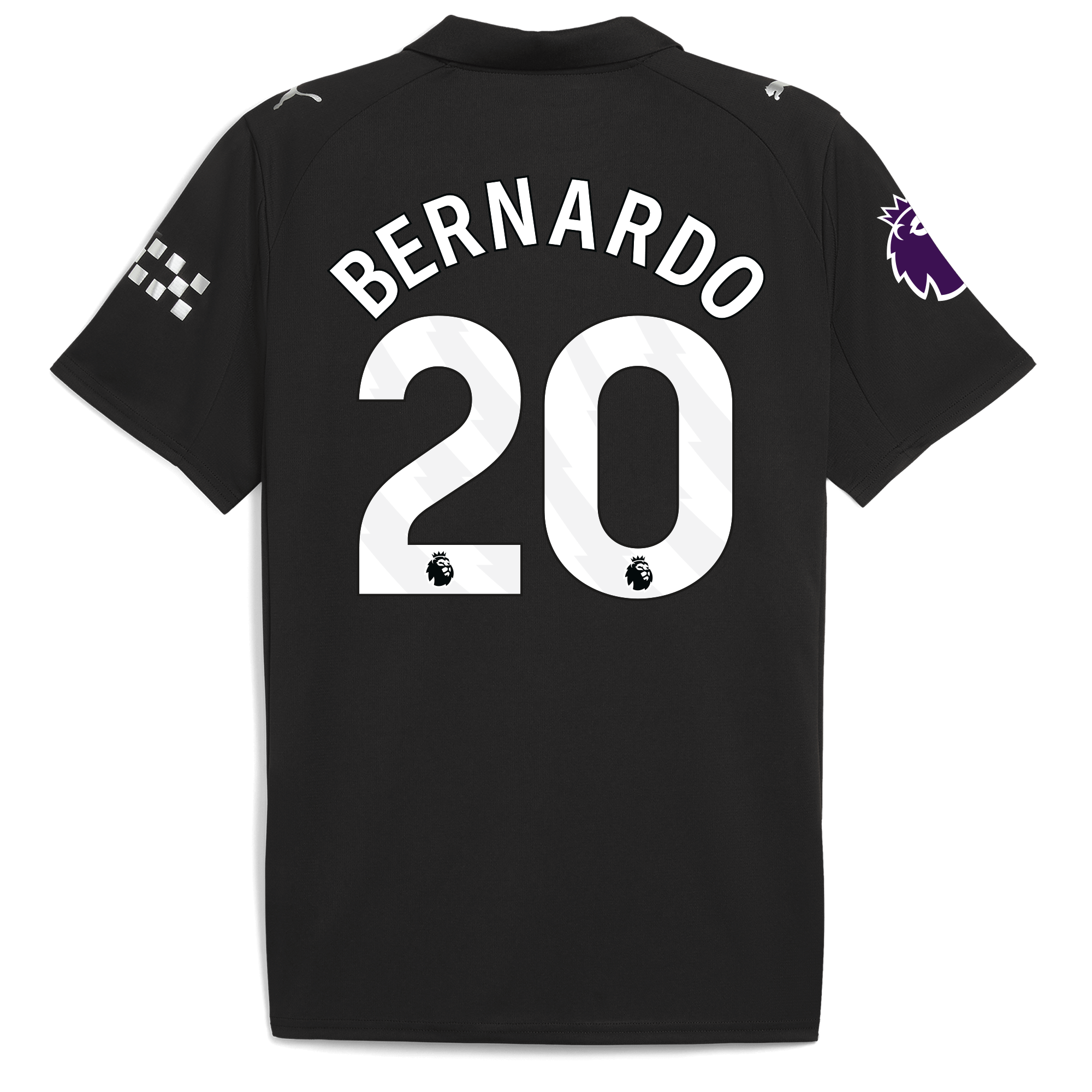 manchester city premier league away jersey 202526 with bernardo 20 printing Manchester City Shirts | Official Team Gear