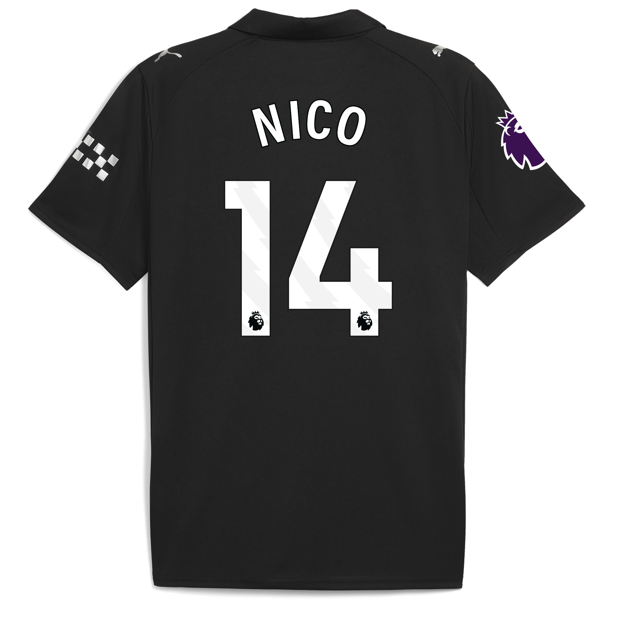 manchester city premier league away jersey 202526 with nico 14 printing Manchester City Shirts | Official Team Gear
