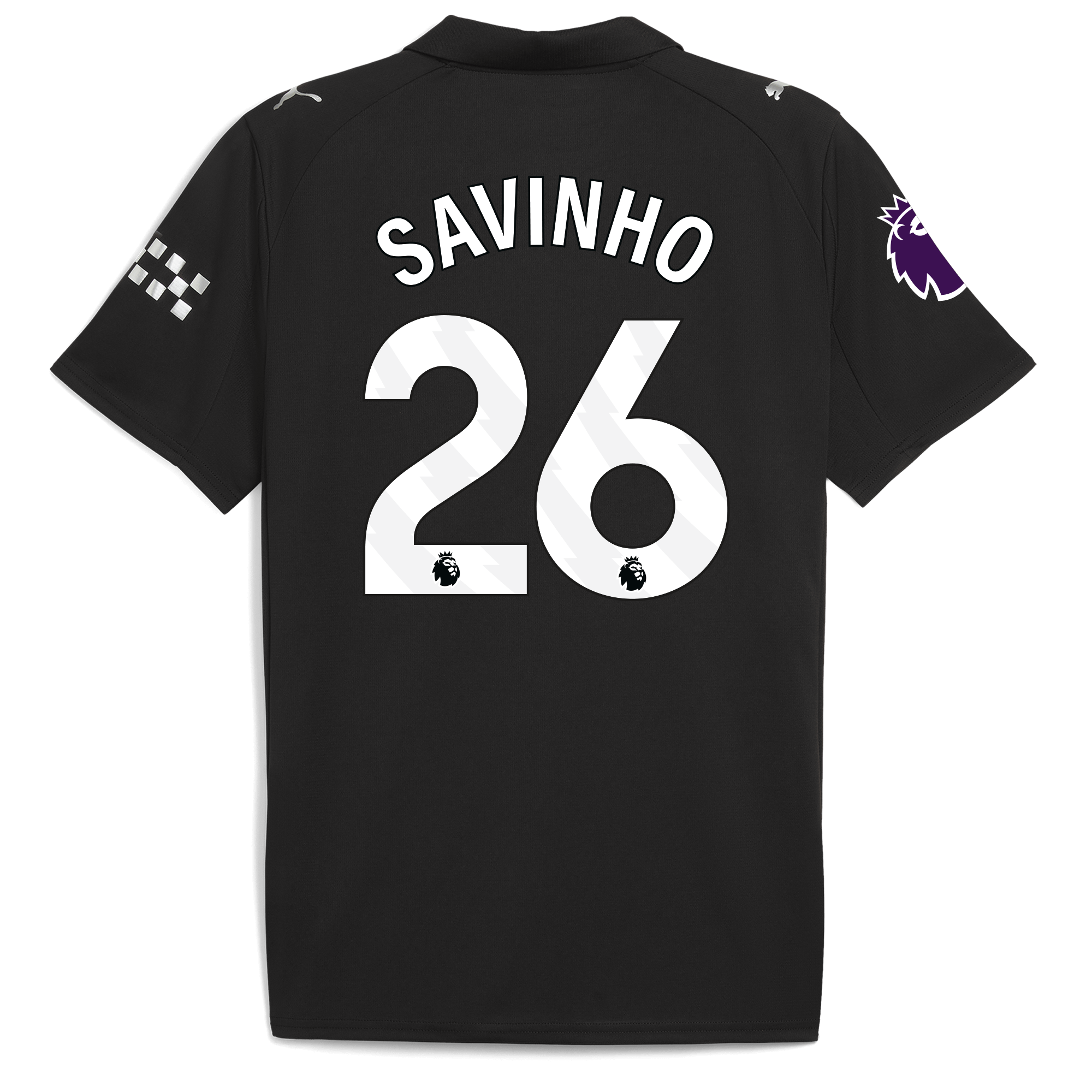 manchester city premier league away jersey 202526 with savinho 26 printing Manchester City Shirts | Official Team Gear