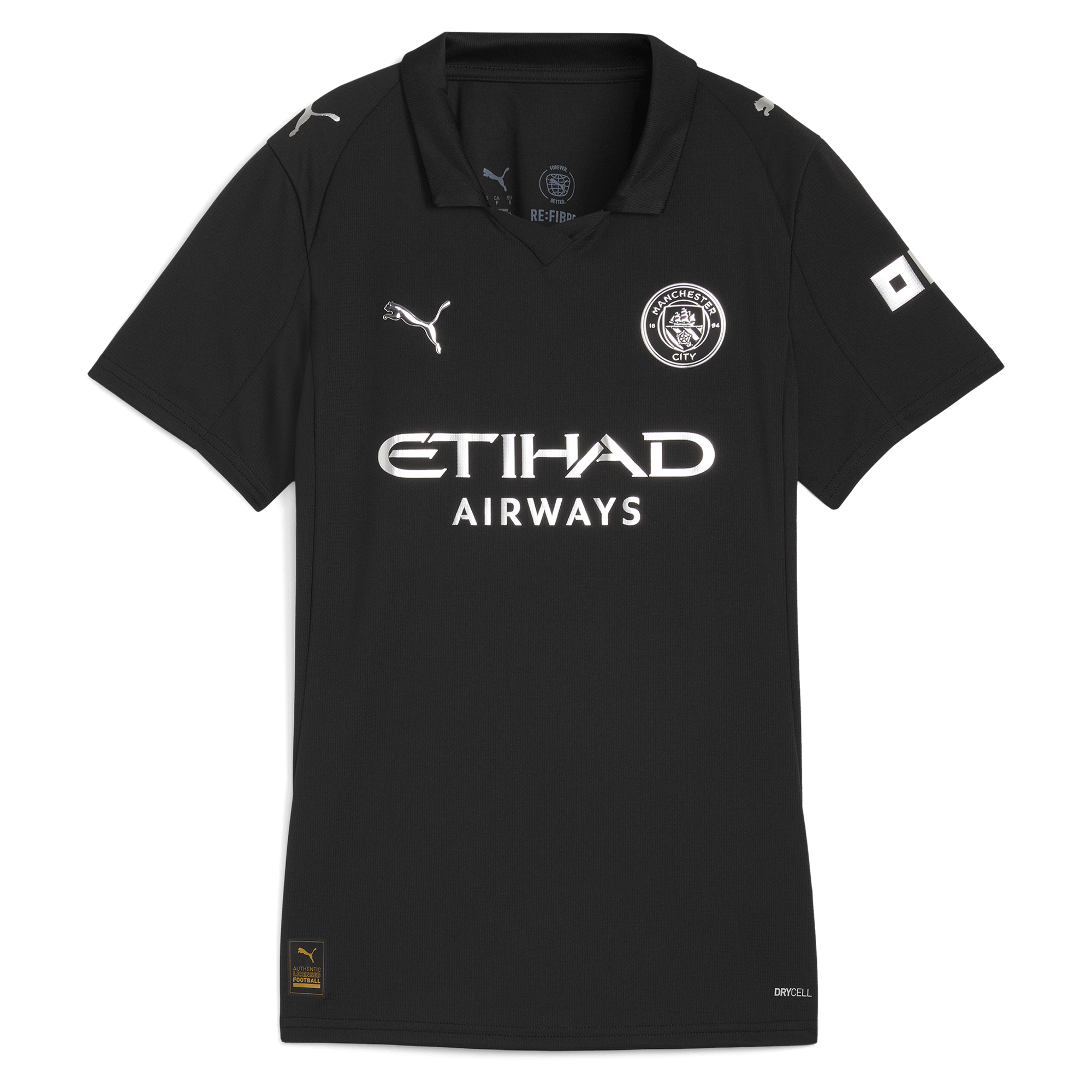 womens manchester city away jersey black 202526 Manchester City Shirts | Official Team Gear