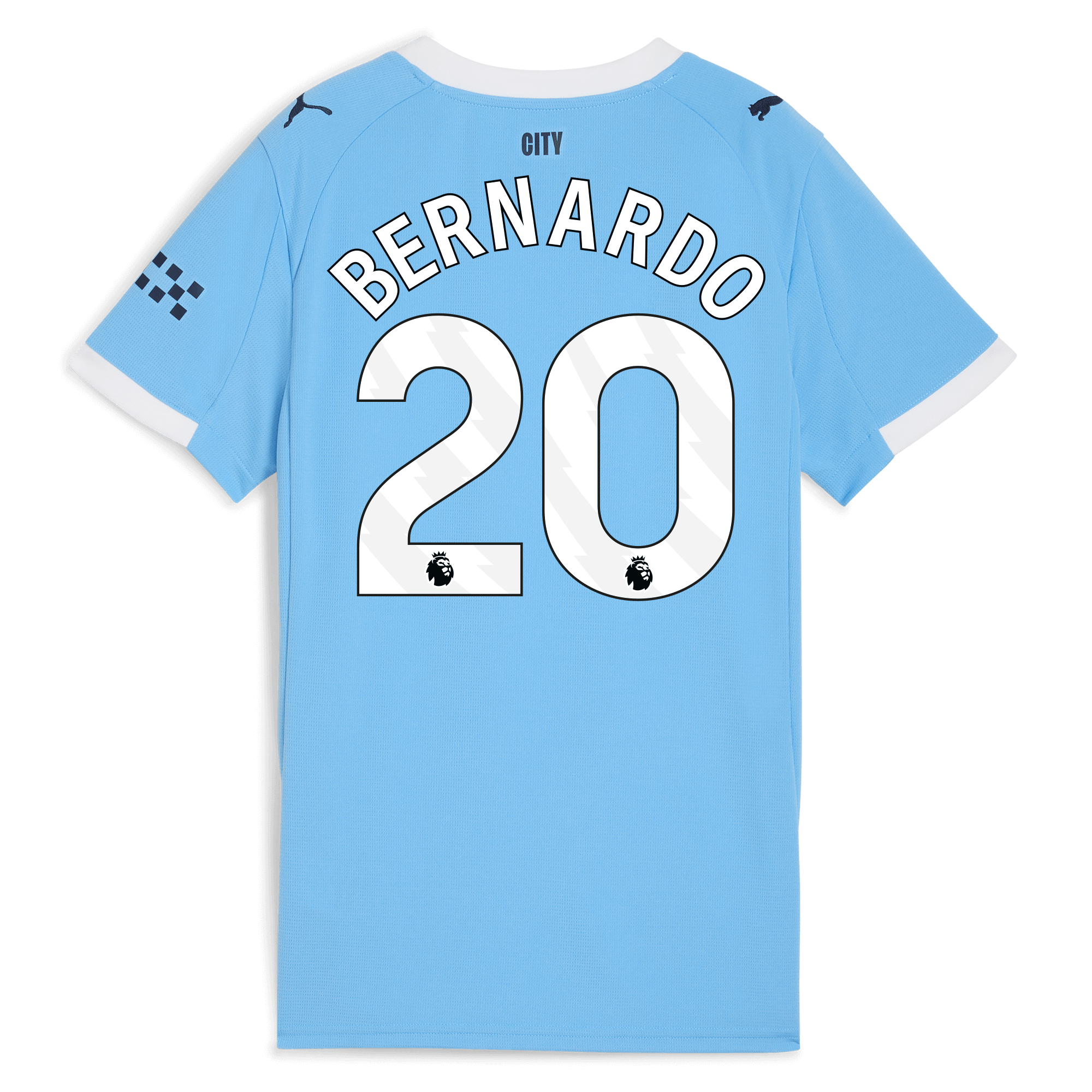 womens manchester city home jersey 202526 with bernardo 20 printing Manchester City Shirts | Official Team Gear