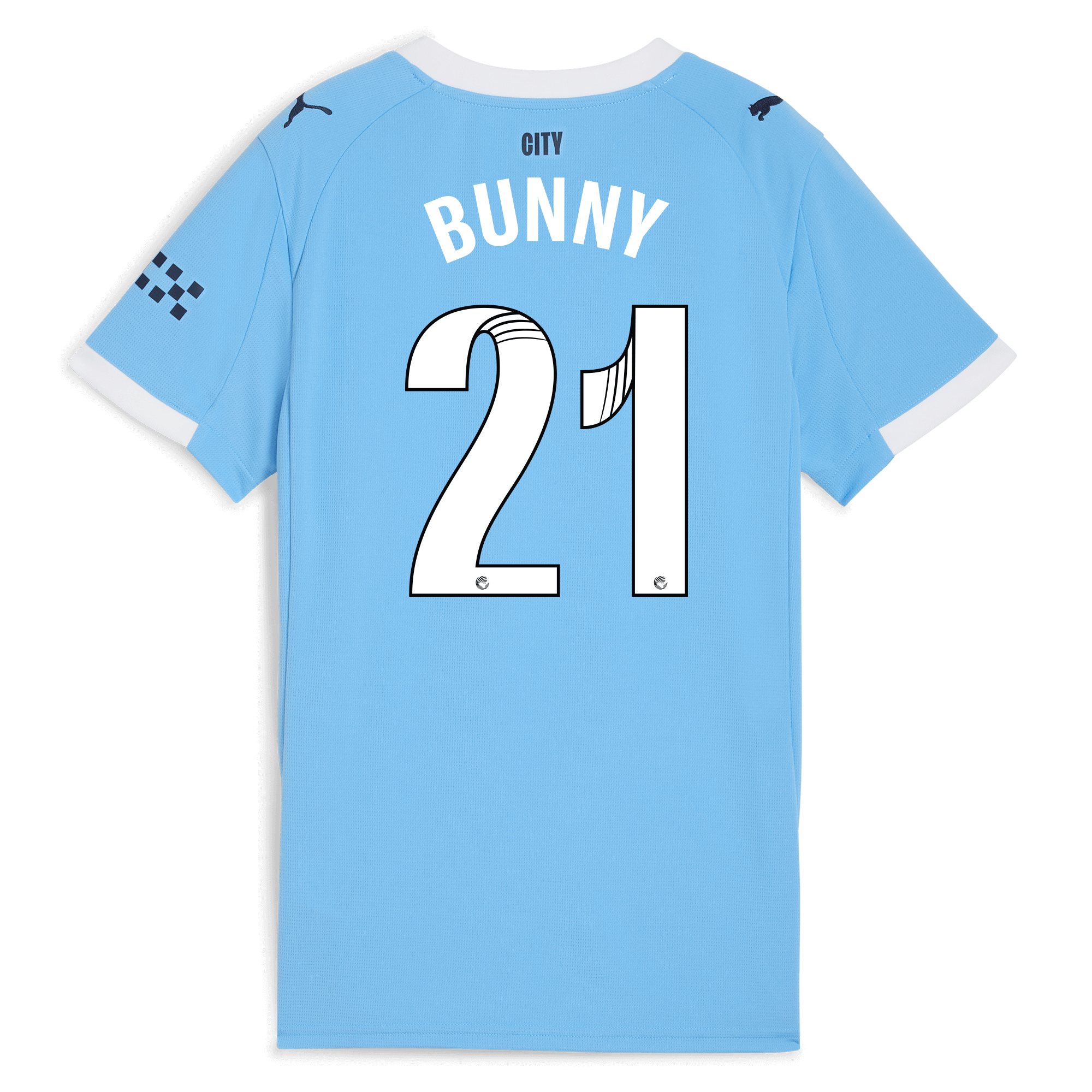 womens manchester city home jersey 202526 with bunny 21 printing Manchester City Shirts | Official Team Gear