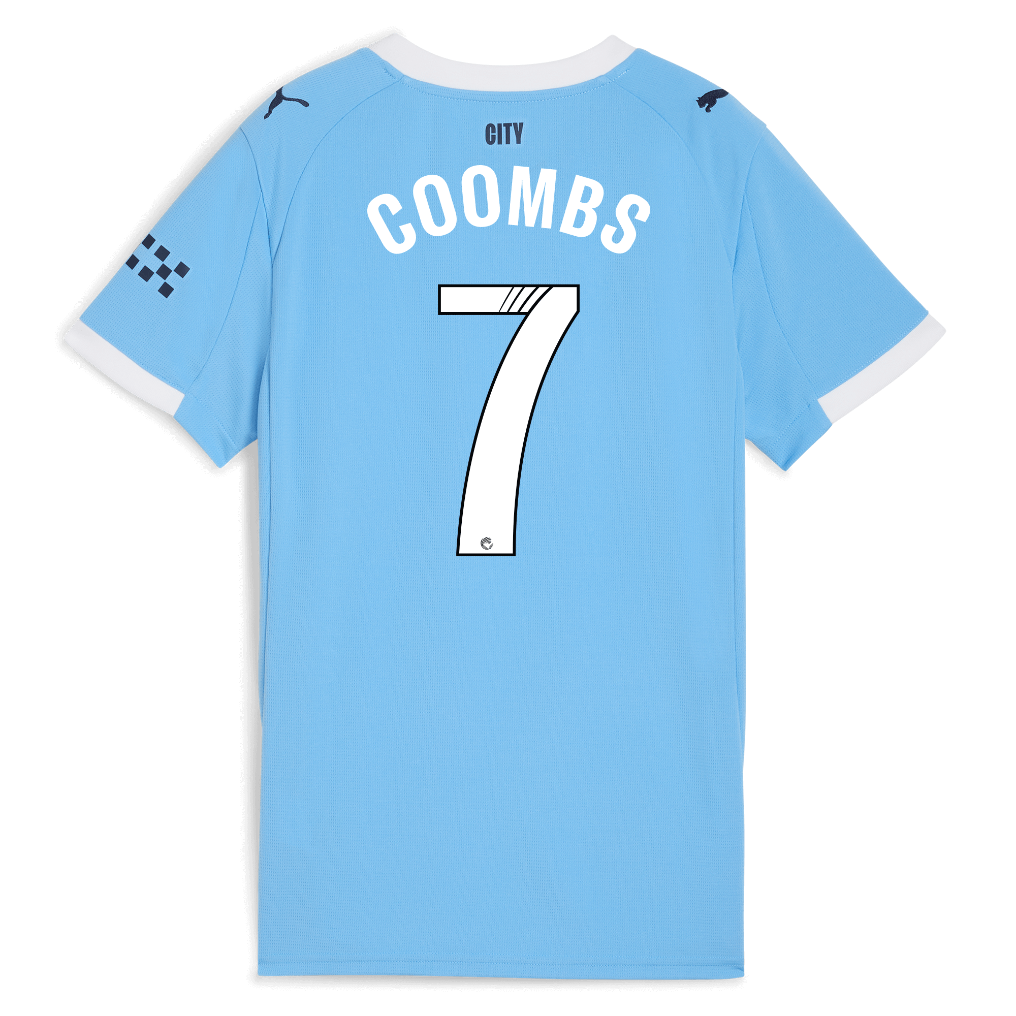 womens manchester city home jersey 202526 with coombs 7 printing Manchester City Shirts | Official Team Gear