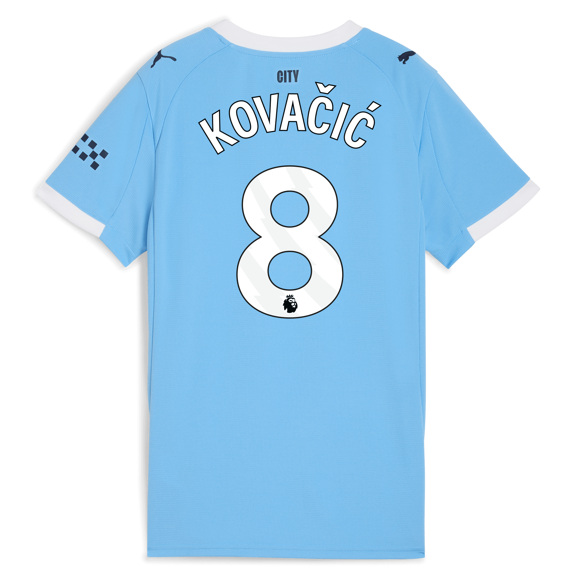 womens manchester city home jersey 202526 with kovaČiĆ 8 printing Manchester City Shirts | Official Team Gear