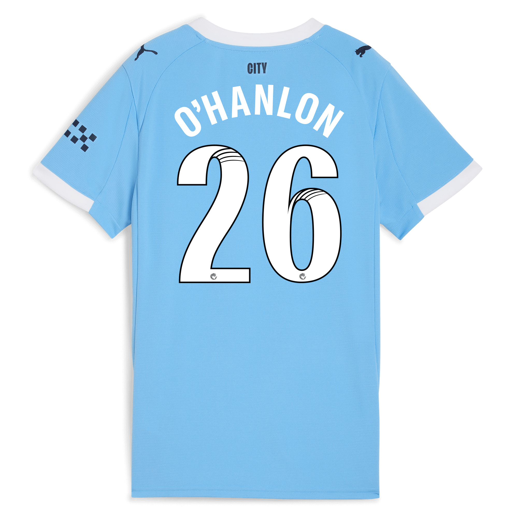 womens manchester city home jersey 202526 with ohanlon 26 printing Manchester City Shirts | Official Team Gear