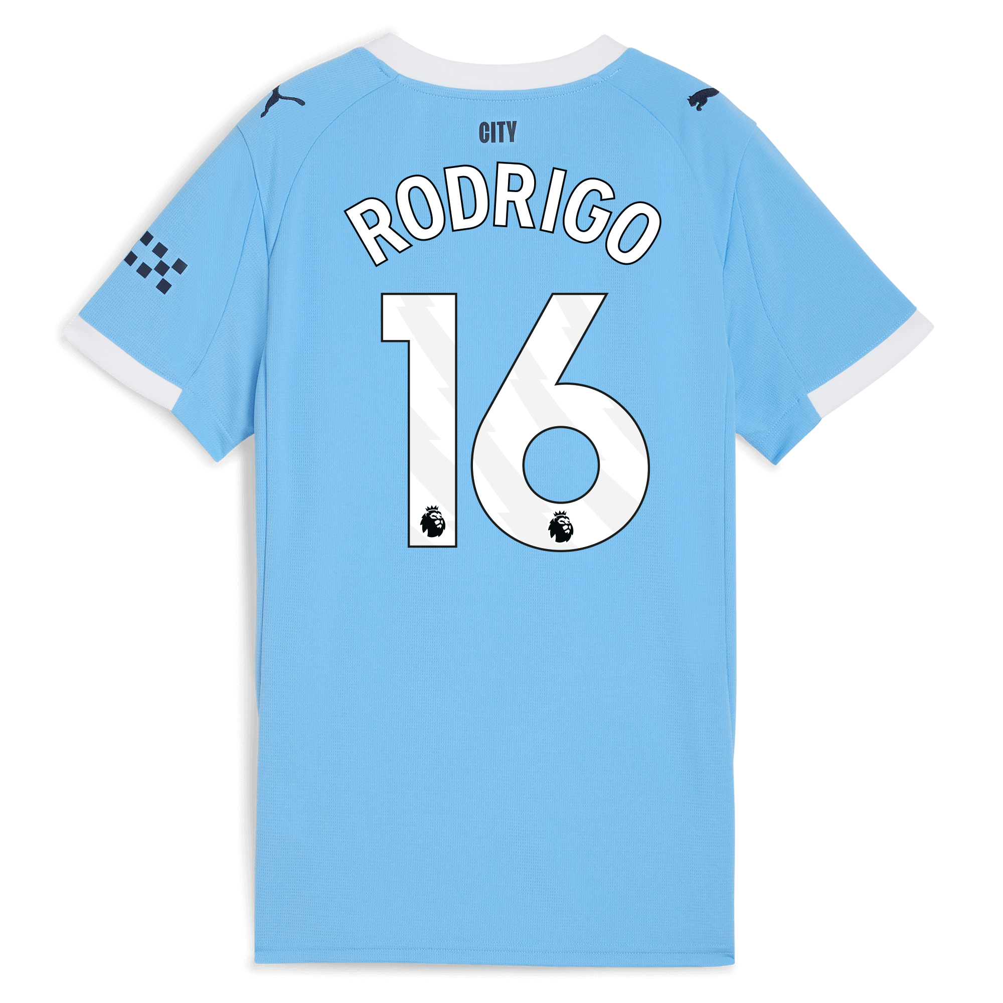 womens manchester city home jersey 202526 with rodrigo 16 printing Manchester City Shirts | Official Team Gear