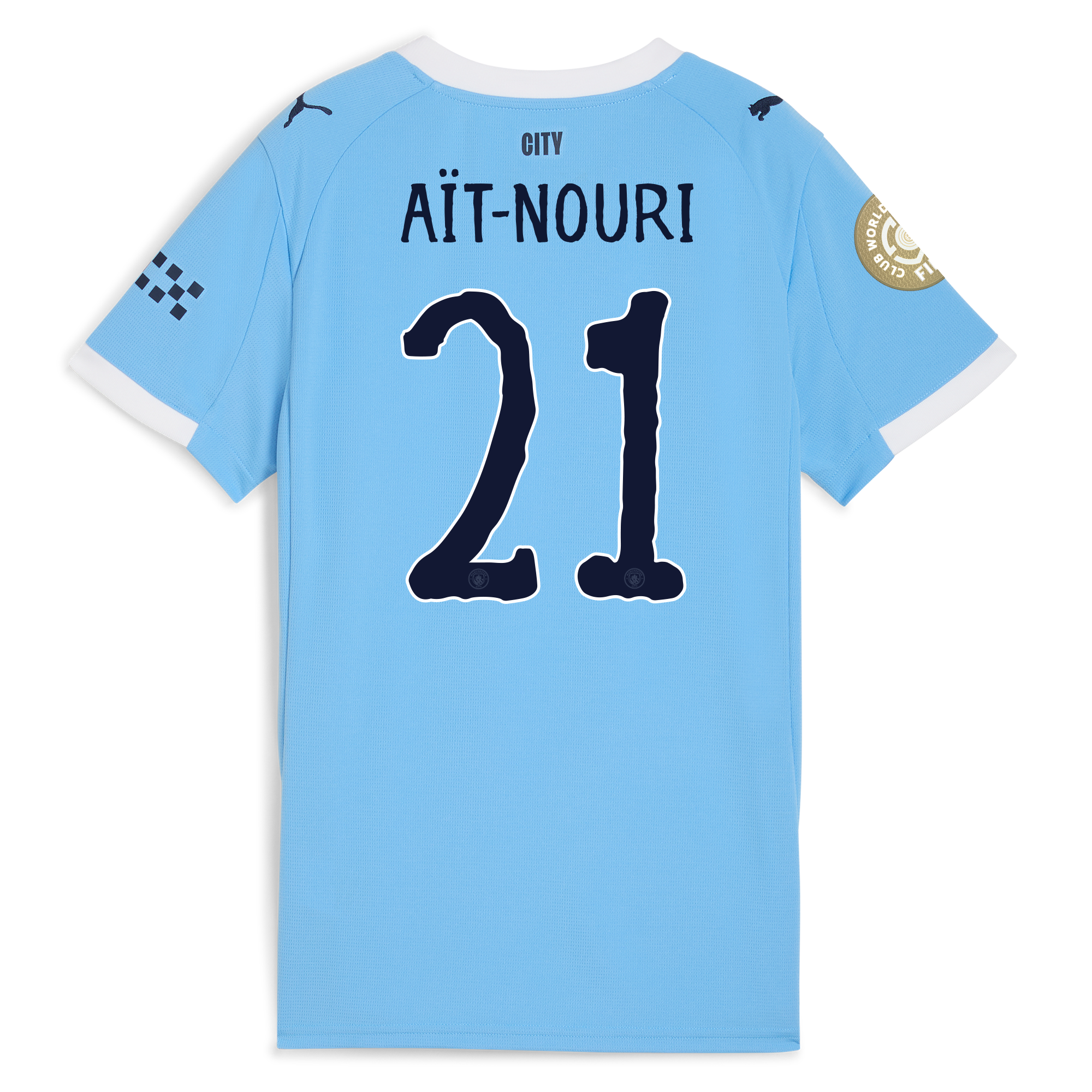 womens manchester city kidsuper club world cup home jersey 202526 with aÏt-nouri 21 printing Manchester City Shirts | Official Team Gear