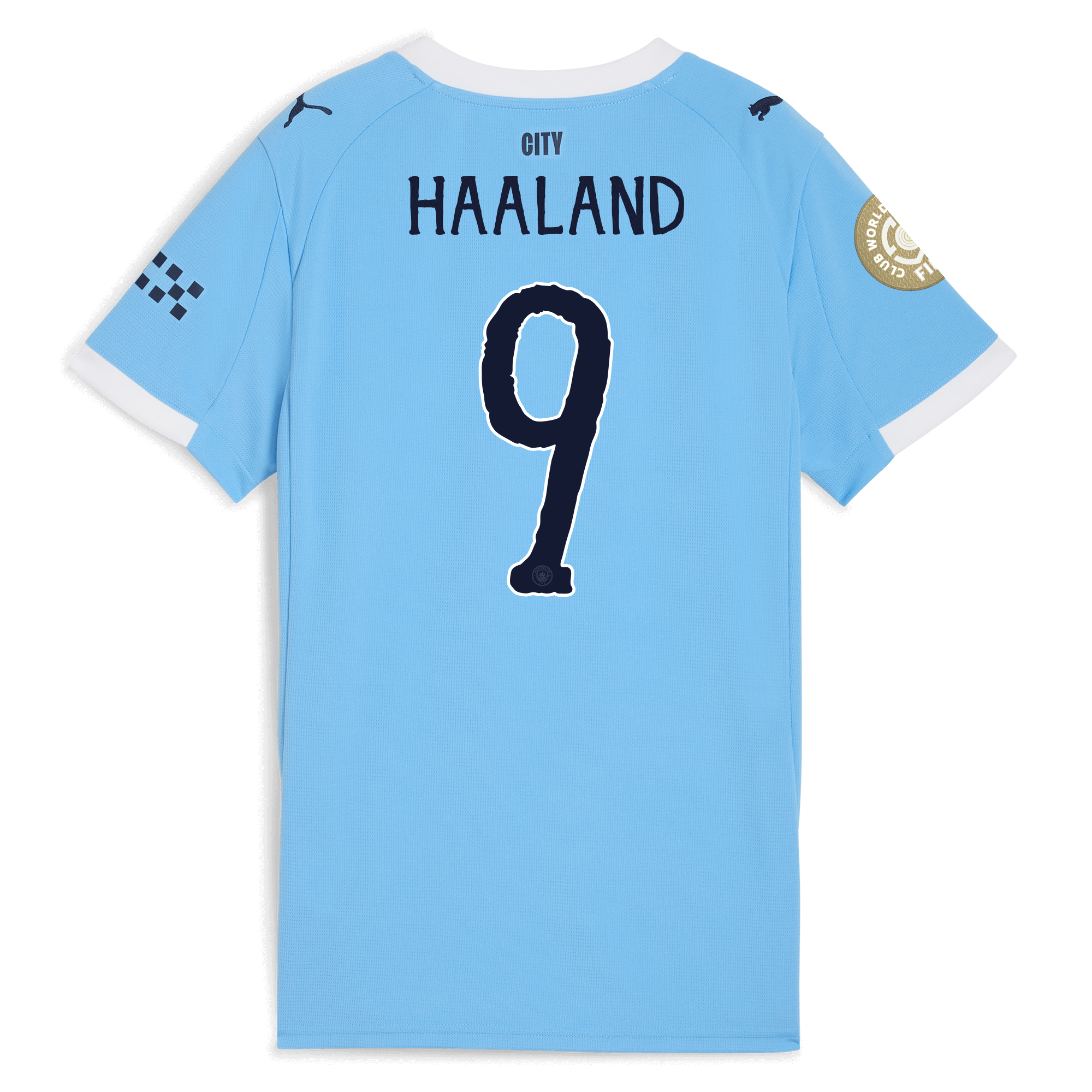 womens manchester city kidsuper club world cup home jersey 202526 with haaland 9 printing Manchester City Shirts | Official Team Gear