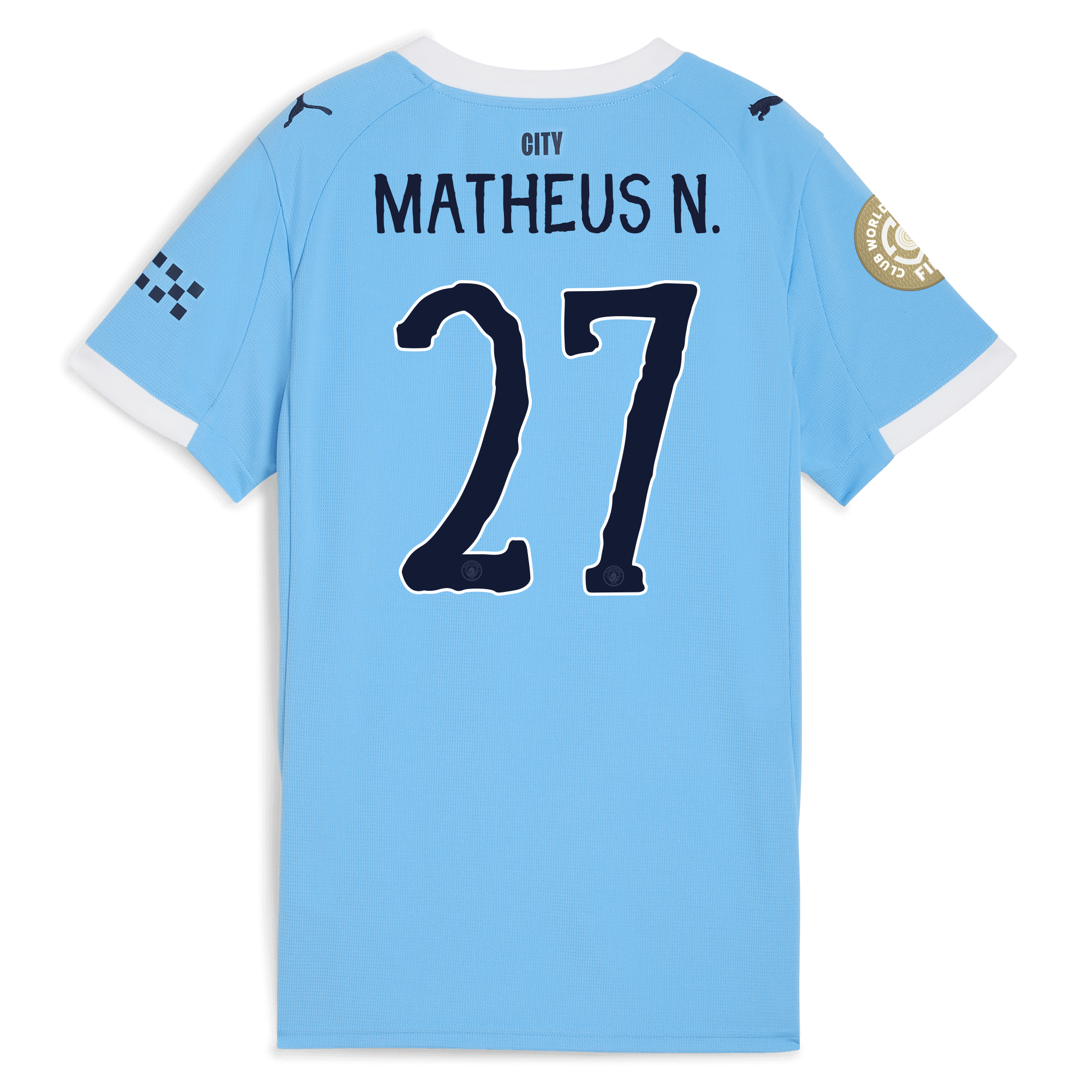 womens manchester city kidsuper club world cup home jersey 202526 with matheus n. 27 printing Manchester City Shirts | Official Team Gear