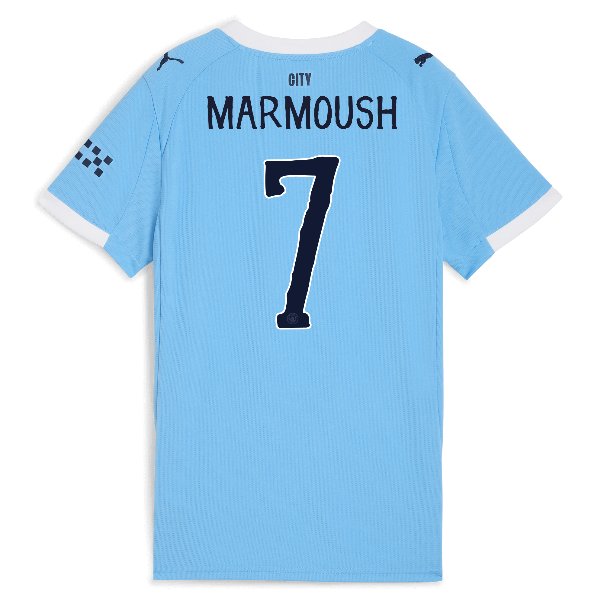 womens manchester city kidsuper home jersey 202526 with marmoush 7 printing Manchester City Shirts | Official Team Gear