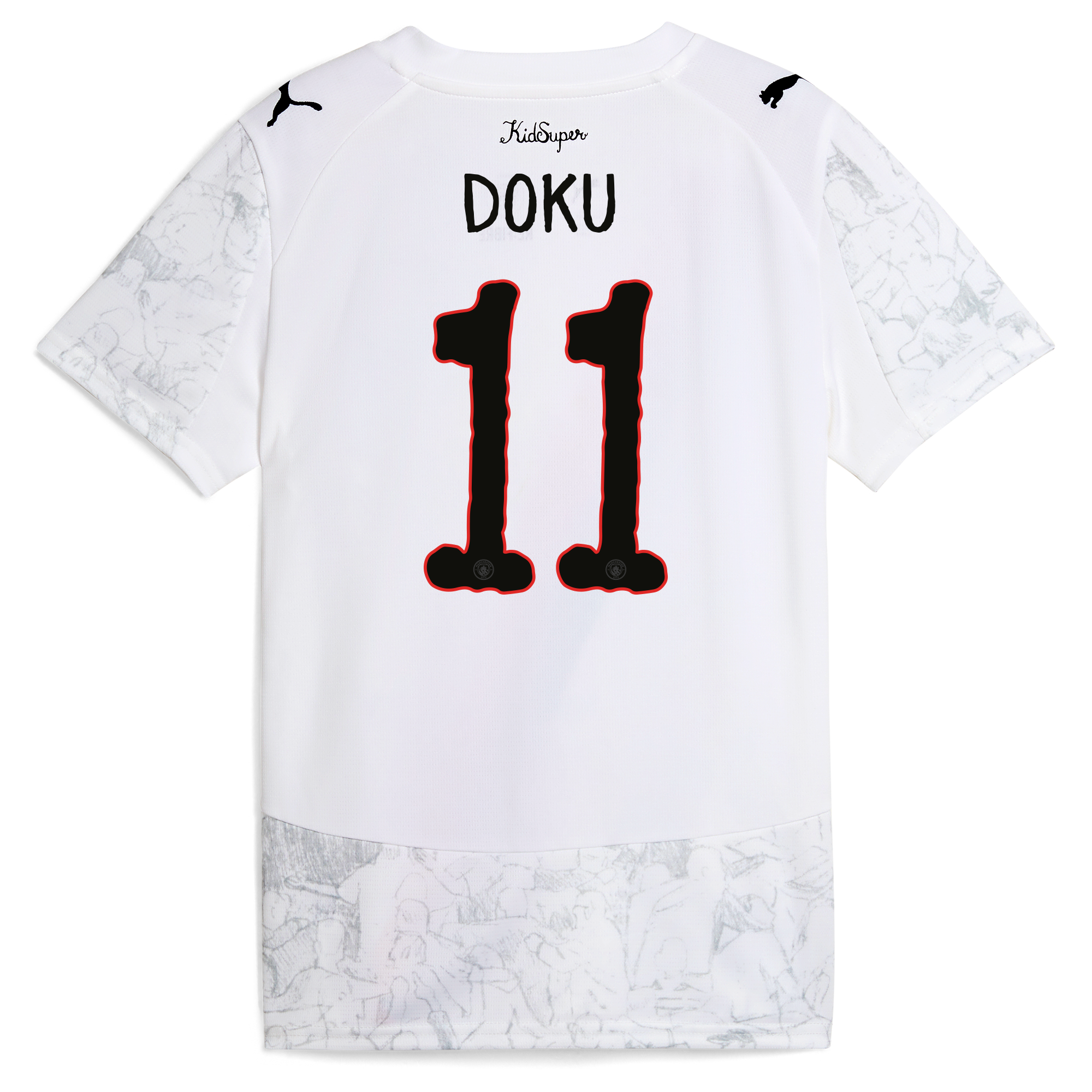 womens manchester city kidsuper jersey 202526 with doku 11 printing Manchester City Shirts | Official Team Gear