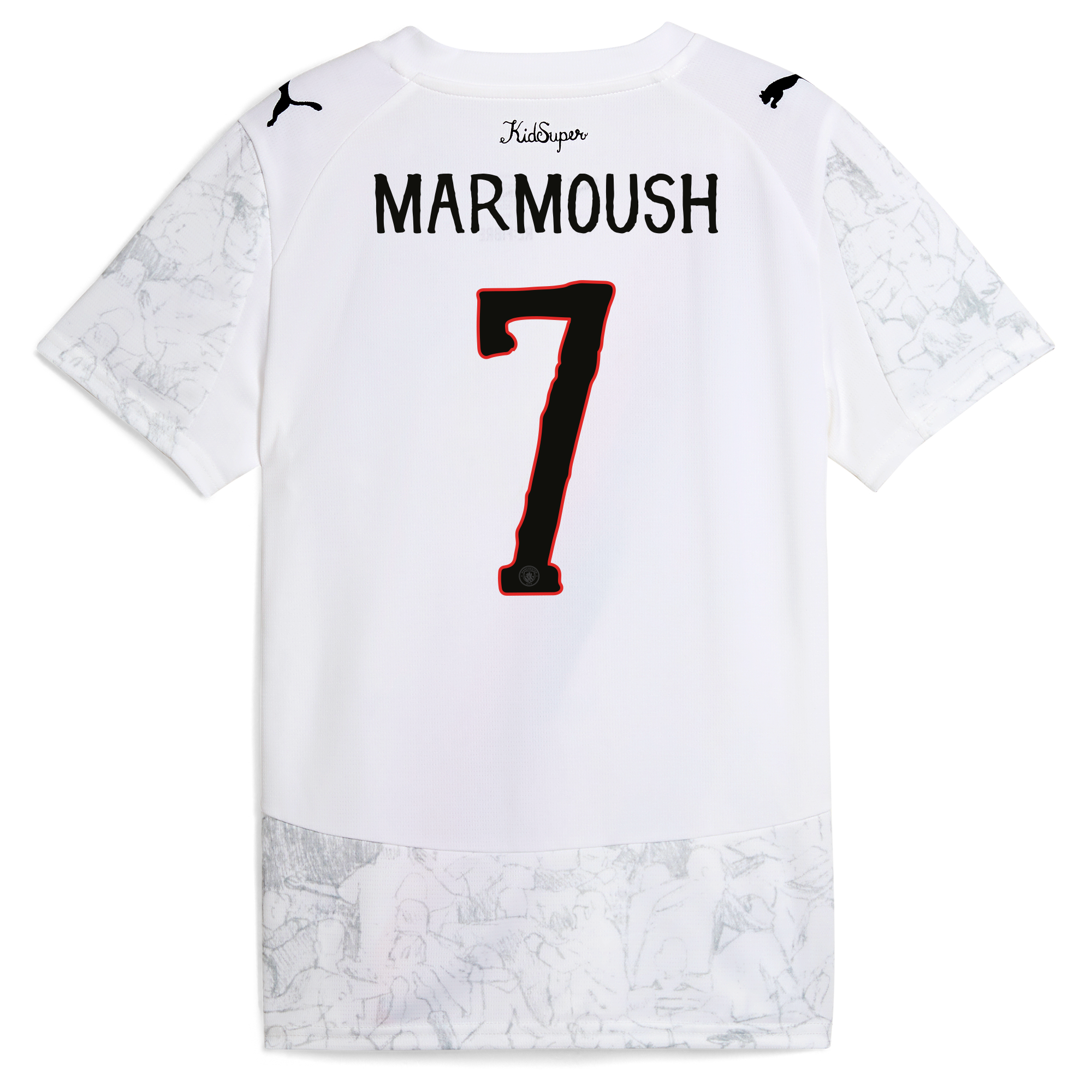 womens manchester city kidsuper jersey 202526 with marmoush 7 printing Manchester City Shirts | Official Team Gear