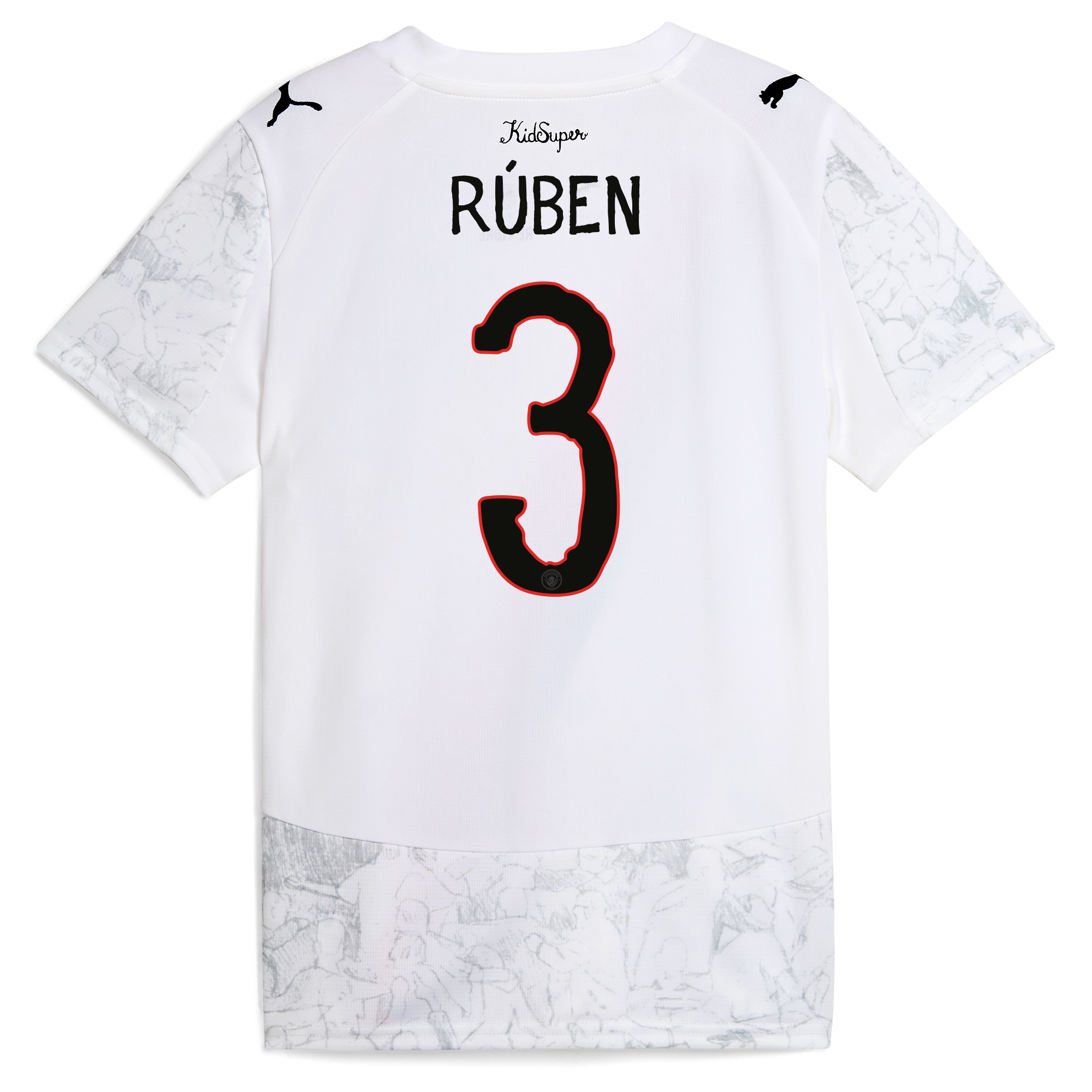 womens manchester city kidsuper jersey 202526 with rÚben 3 printing Manchester City Shirts | Official Team Gear