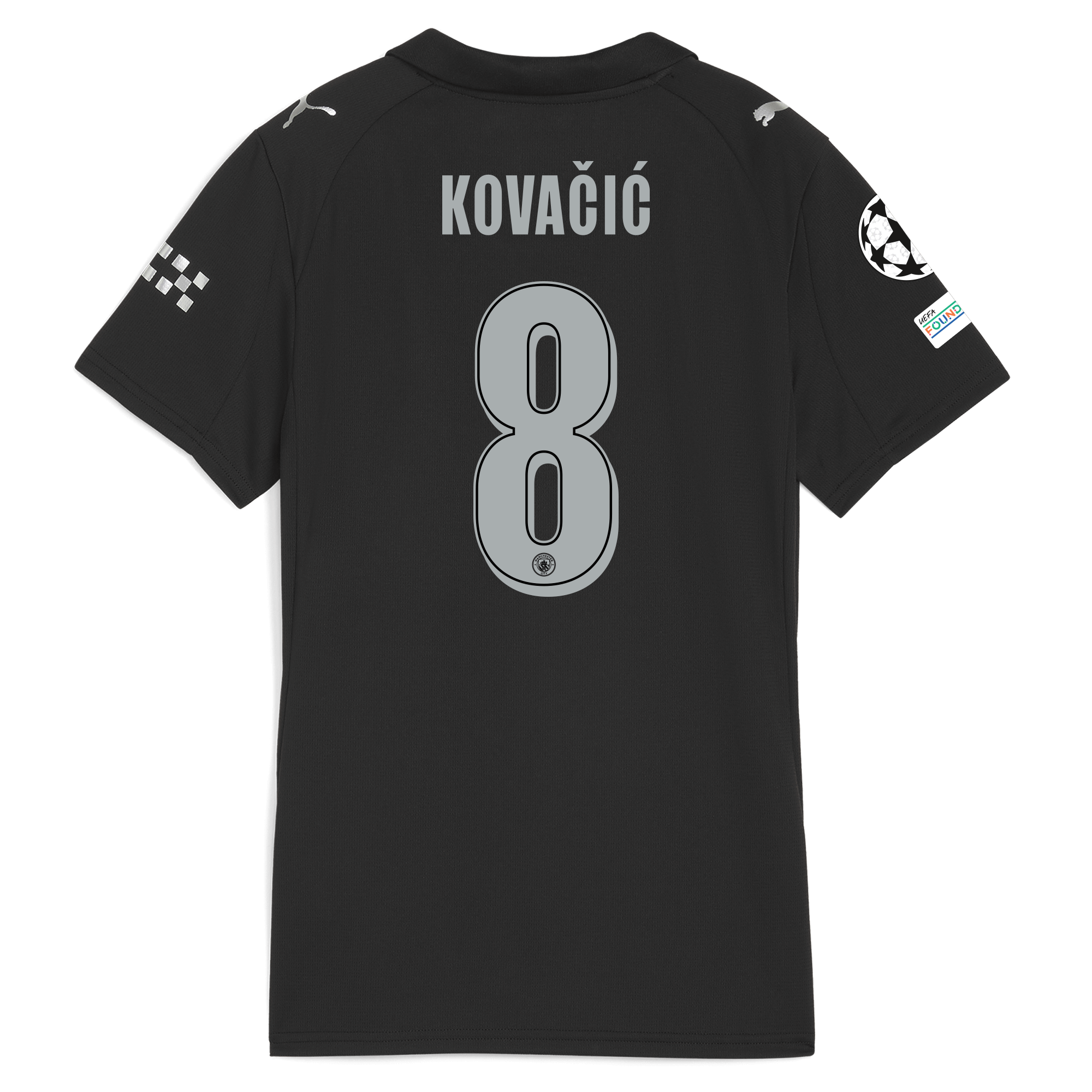 womens manchester city man city champions league away jersey 202526 with kovaČiĆ 8 printing Manchester City Shirts | Official Team Gear