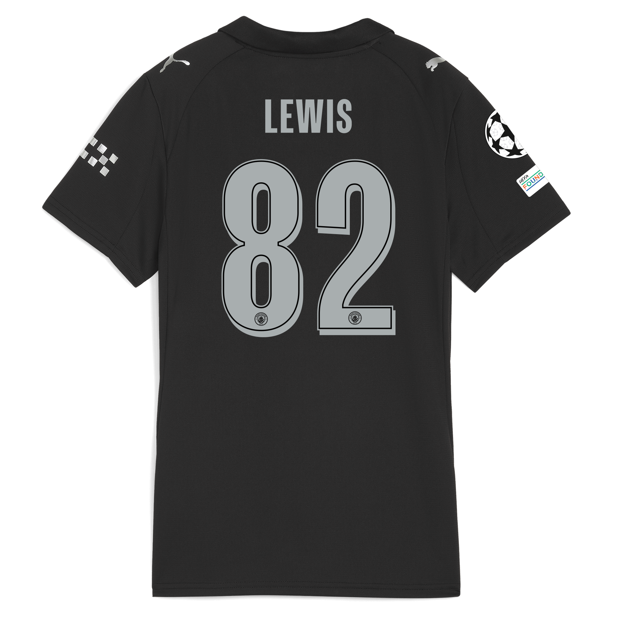 womens manchester city man city champions league away jersey 202526 with lewis 82 printing Manchester City Shirts | Official Team Gear