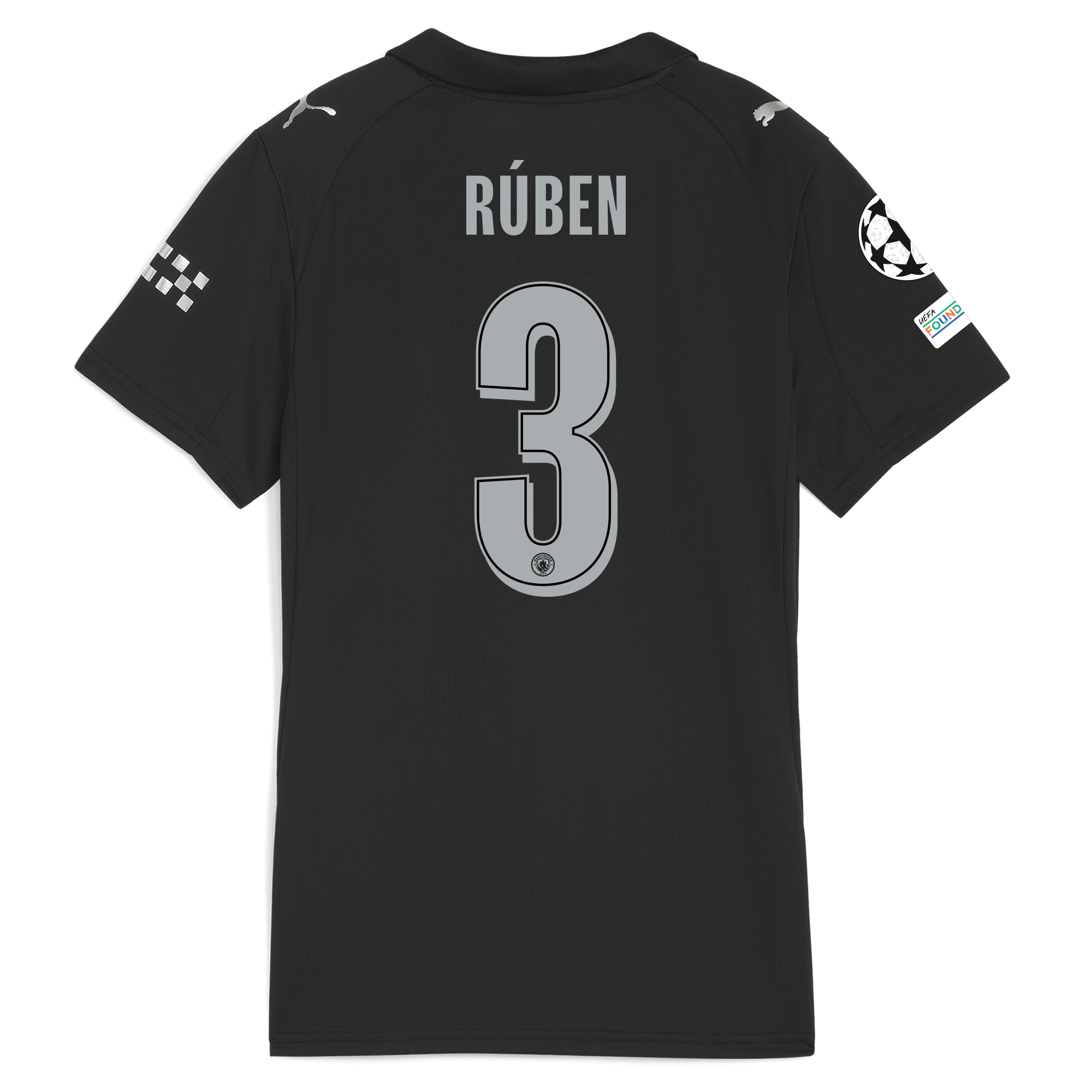 womens manchester city man city champions league away jersey 202526 with rÚben 3 printing Manchester City Shirts | Official Team Gear