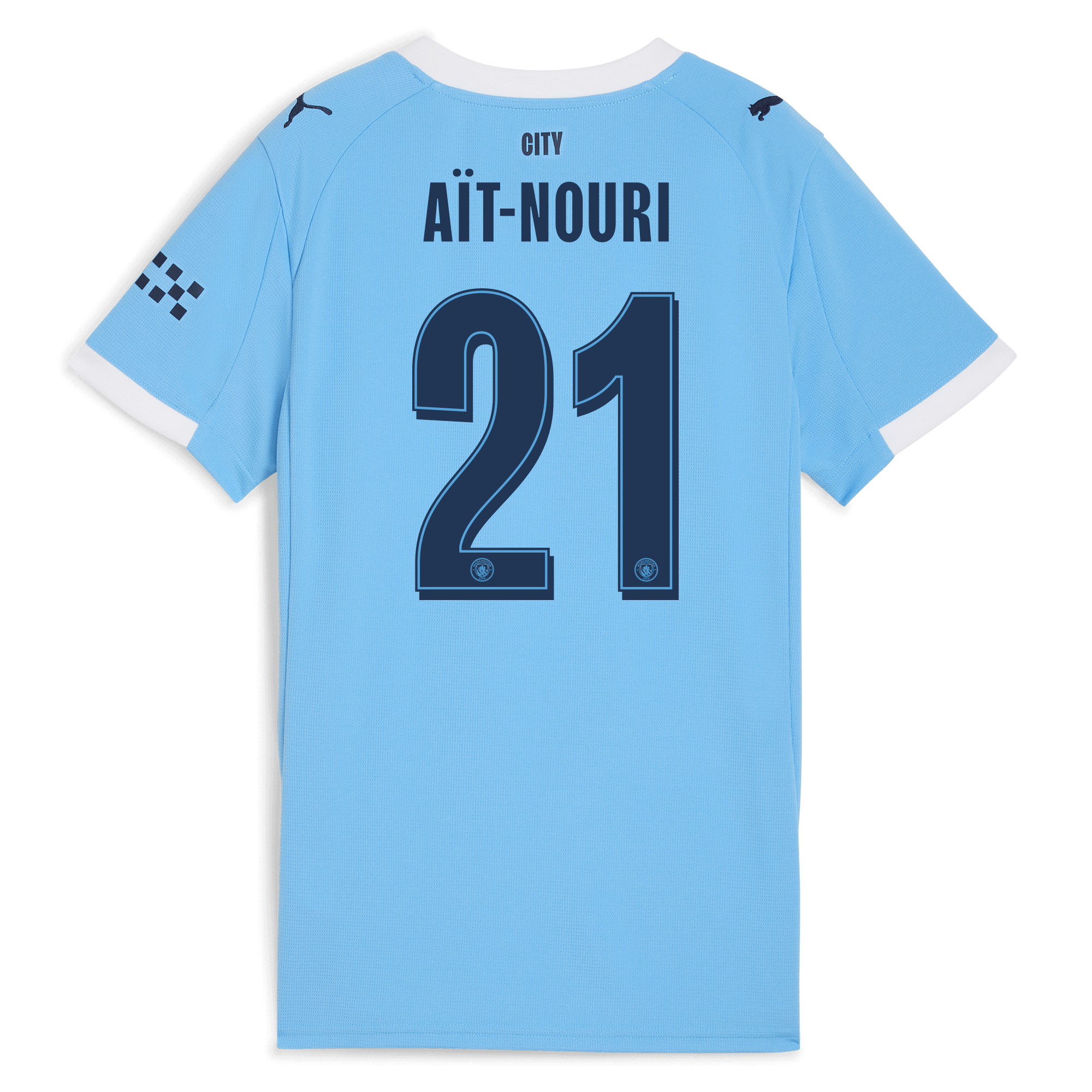 womens manchester city man city home jersey 202526 with aÏt-nouri 21 printing Manchester City Shirts | Official Team Gear