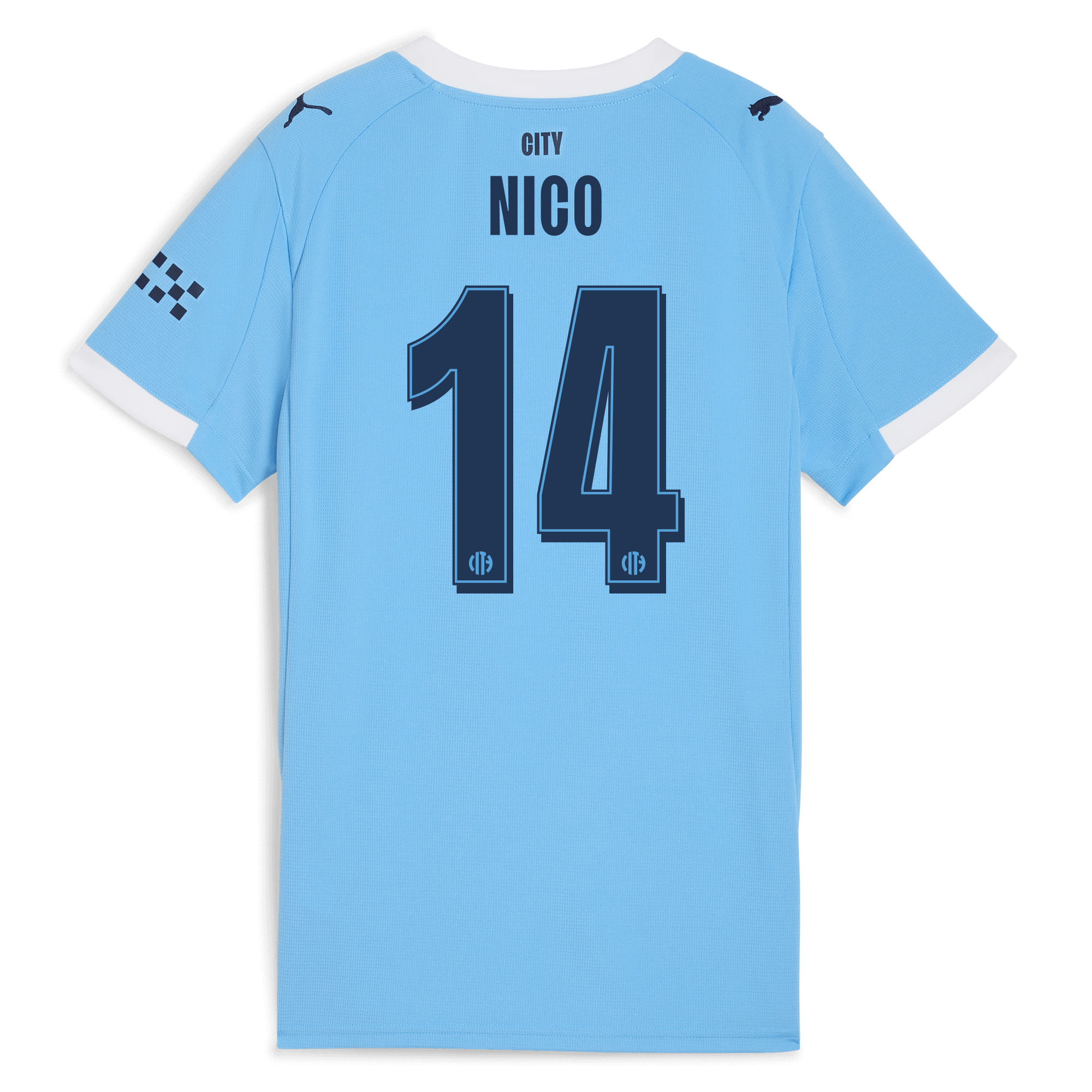 womens manchester city man city home jersey 202526 with nico 14 printing Manchester City Shirts | Official Team Gear