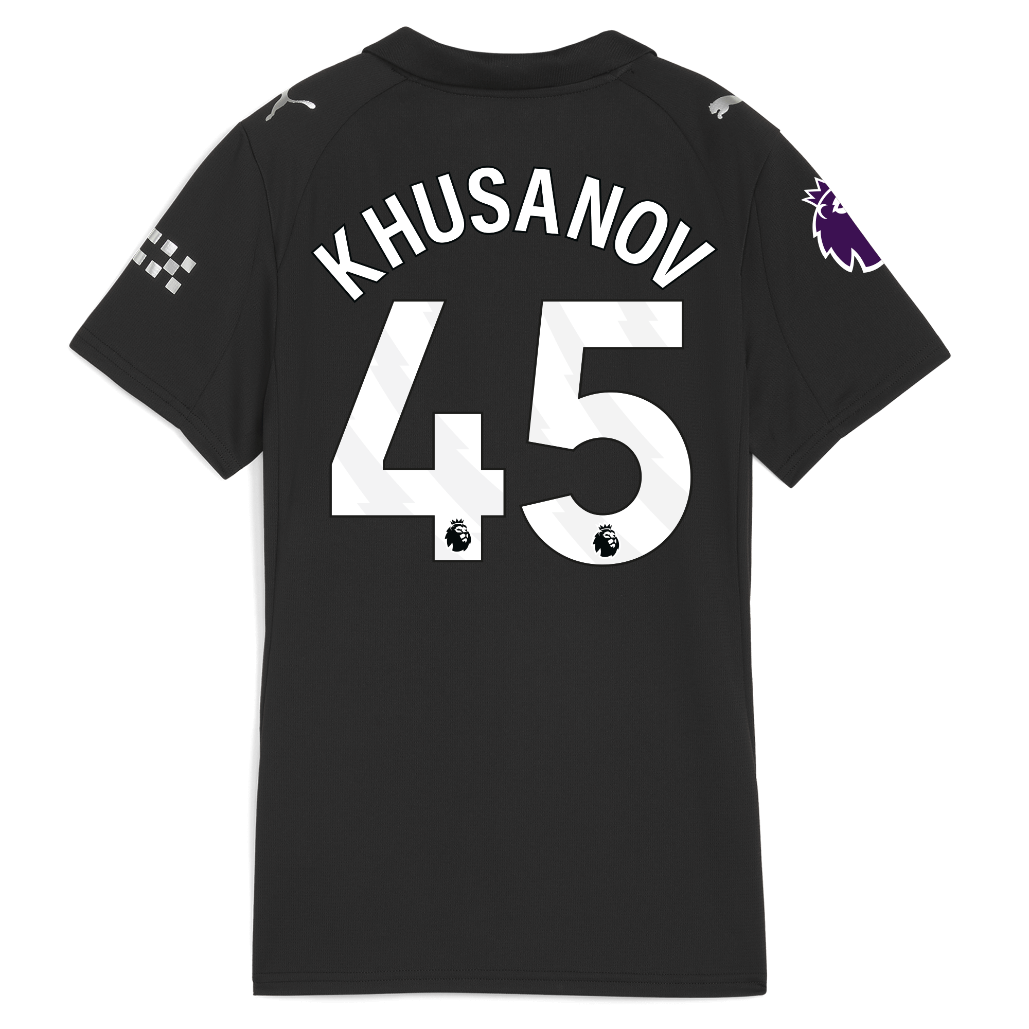 womens manchester city premier league away jersey 202526 with khusanov 45 printing Manchester City Shirts | Official Team Gear