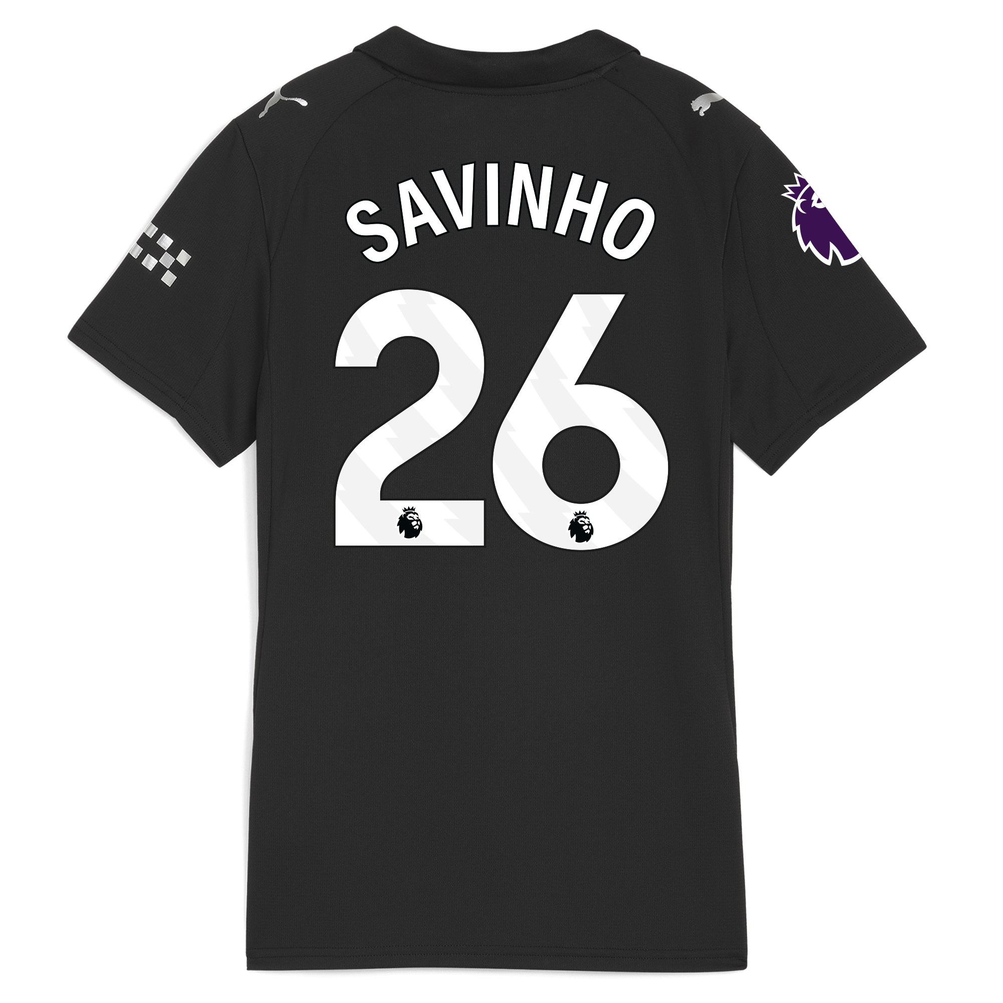 womens manchester city premier league away jersey 202526 with savinho 26 printing Manchester City Shirts | Official Team Gear