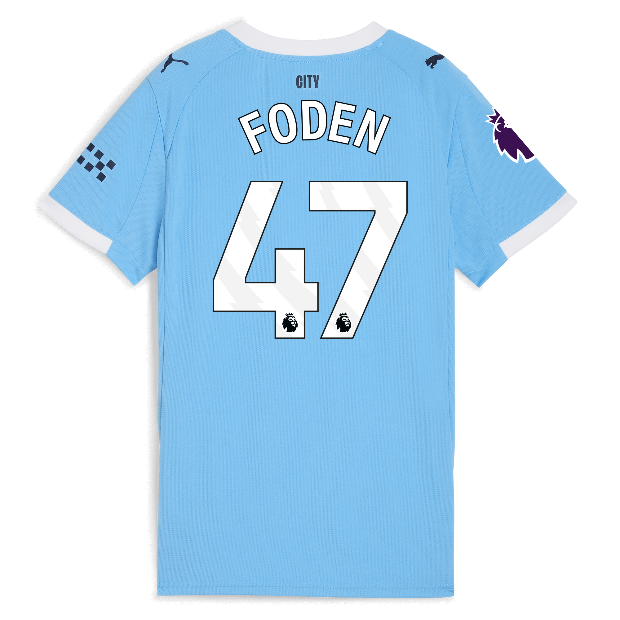 womens manchester city premier league home jersey 202526 with foden 47 printing Manchester City Shirts | Official Team Gear